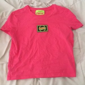 pink pepsi shirt